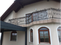 Ograje Dečman s.p. - Umetno kovaštvo in kovane ograje - Balkonske ograje - Primer sličice 004