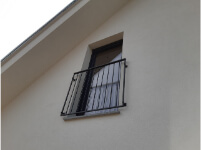 Ograje Dečman s.p. - Umetno kovaštvo in kovane ograje - Balkonske ograje - Primer sličice 047
