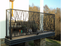 Ograje Dečman s.p. - Umetno kovaštvo in kovane ograje - Balkonske ograje - Primer sličice 066