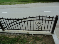 Ograje Dečman s.p. - Umetno kovaštvo in kovane ograje - Ograje - Primer sličice 051