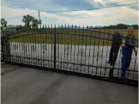Ograje Dečman s.p. - Umetno kovaštvo in kovane ograje - Vrata - Primer sličice 001