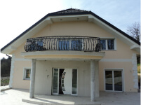 Ograje Dečman s.p. - Umetno kovaštvo in kovane ograje - Balkonske ograje - Primer sličice 079