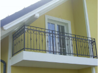 Ograje Dečman s.p. - Umetno kovaštvo in kovane ograje - Balkonske ograje - Primer sličice 090