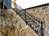 Ograje Dečman s.p. - Umetno kovaštvo in kovane ograje - Stopnišča - Primer sličice 029
