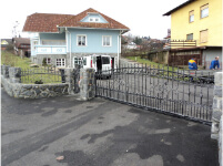 Ograje Dečman s.p. - Umetno kovaštvo in kovane ograje - Vrata - Primer sličice 071